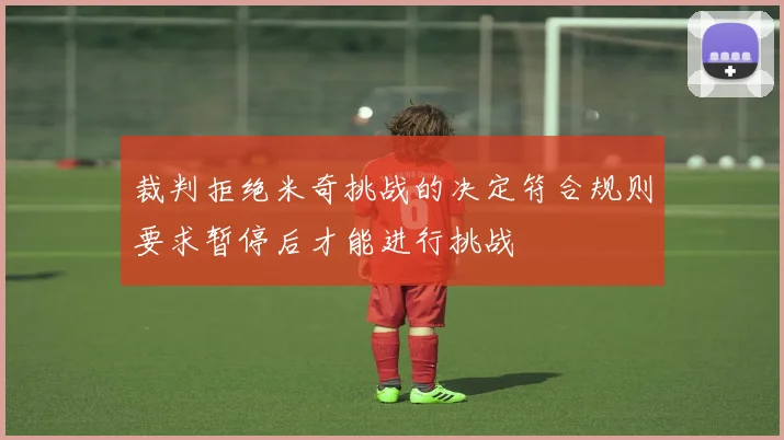 裁判拒绝米奇挑战的决定符合规则要求暂停后才能进行挑战